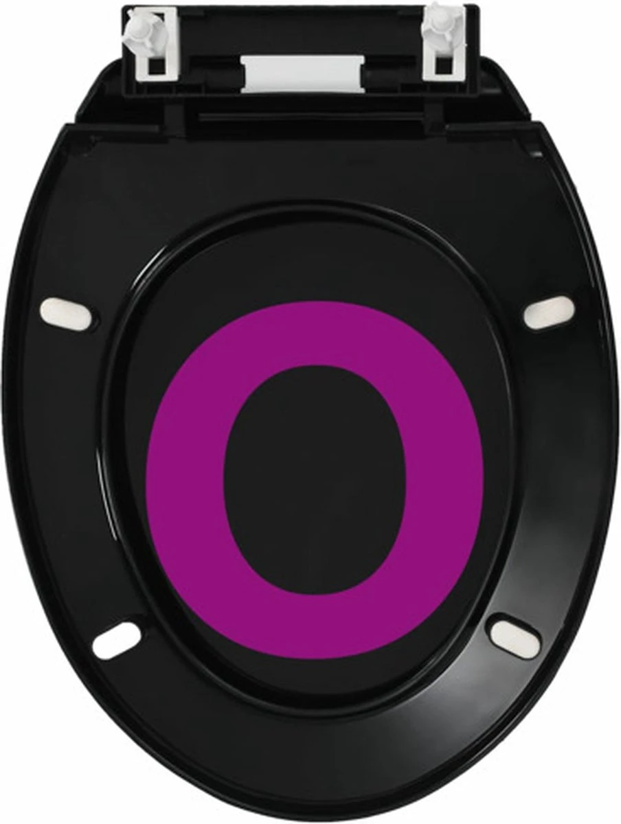 VidaXL Toiletbril Soft-close Met Quick-release Ontwerp Zwart - Afbeelding 4