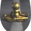 SCHÜTTE WC-Bril 82581 RELAXING FROG - High Gloss - Duroplast - Soft Close - Afklikbaar - RVS-Scharnieren - Decor - 1-zijdige Print